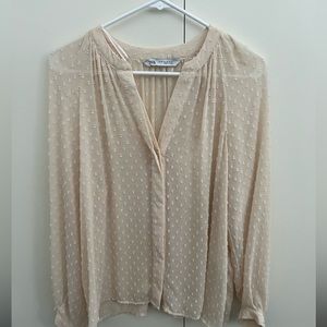 Zara White Cream XS Blouse